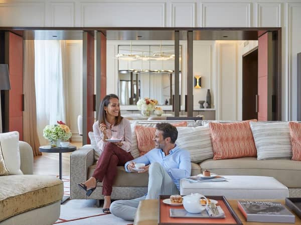 Mandarin Oriental, Paris, France — Mandarin Oriental, Paris - NEW “The Parisian Apartment”: • 4-bedrooms, gourmet kitchen, two family rooms, dining room and a large private garden (4,630 sqf interior and 2,475 sqf exterior private garden) - Combination of