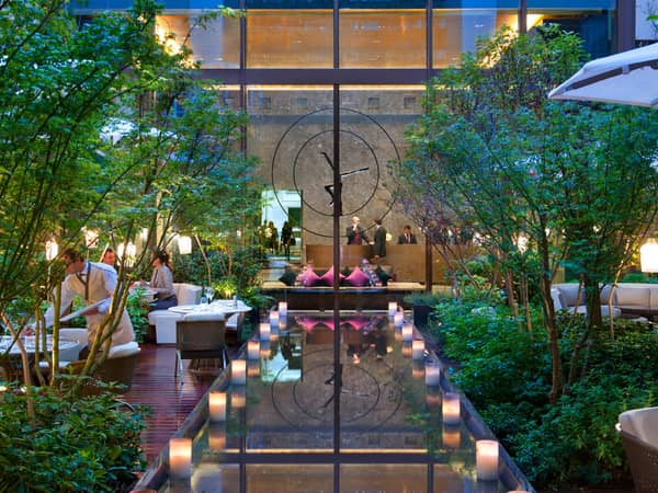 Mandarin Oriental, Paris, France — Mandarin Oriental, Paris - Garden dining and lounging.