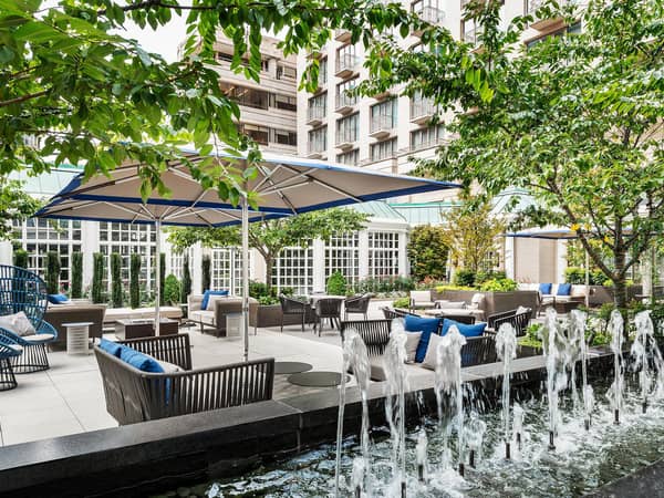 Fairmont Washington, D.C., Georgetown, United States — Fairmont Washington, D.C., Georgetown - Courtyard by Day