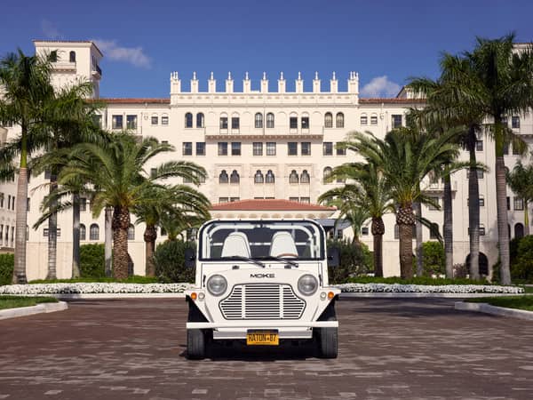 Cloister at The Boca Raton, United States — Cloister at The Boca Raton - Moke electric cars available for guests