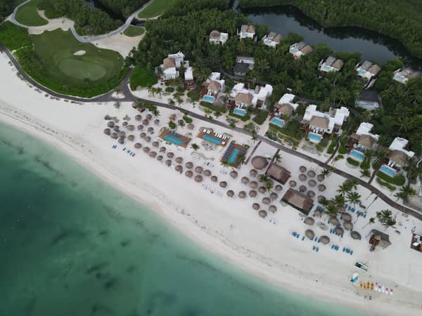 Fairmont Mayakoba, Mexico — Fairmont Mayakoba - Aerial View Fairmont Mayakoba