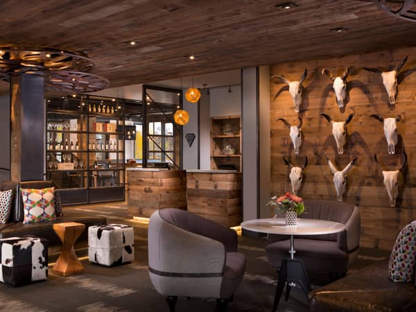 Hotel Terra Jackson Hole, United States — Hotel Terra Jackson Hole - Hotel Terra Jackson Hole's lobby features vibrant design and decor.