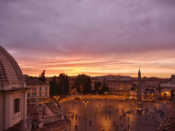 Hotel de Russie, a Rocco Forte hotel, Italy — Hotel de Russie, a Rocco Forte hotel - View over piazza del Popolo