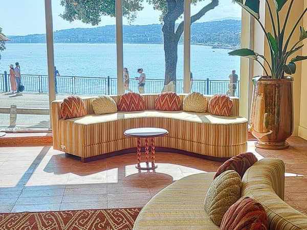 Hotel La Perouse, France — Hotel La Perouse - View from the lobby