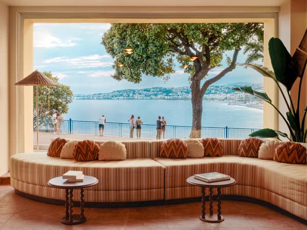 Hotel La Perouse, France — Hotel La Perouse - View from the lobby