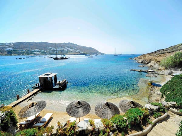 Kivotos Mykonos, Greece — Kivotos Mykonos - Private Beach