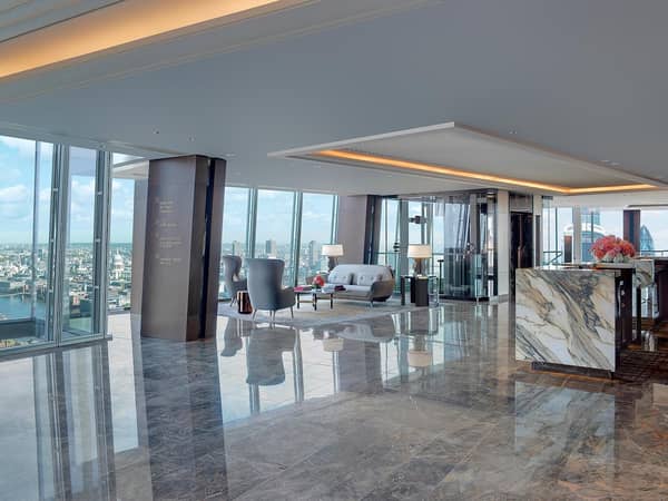 Shangri-La The Shard, London, England — Shangri-La The Shard, London - Sky Lobby - Shangri-La Hotel, At The Shard, London