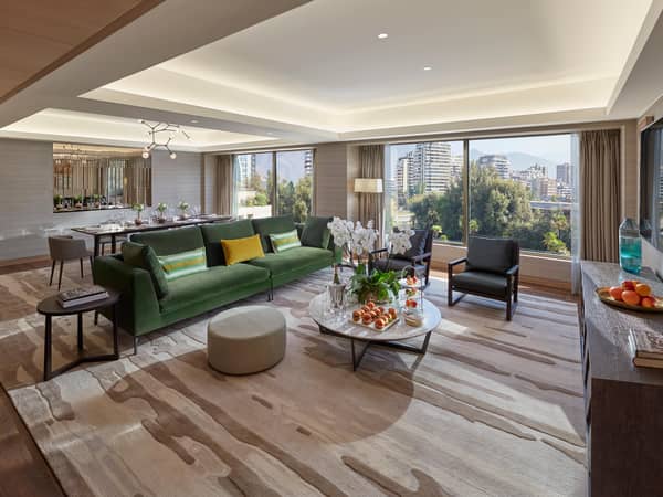 Mandarin Oriental, Santiago, Chile — Mandarin Oriental, Santiago - Premier Suite Living Area