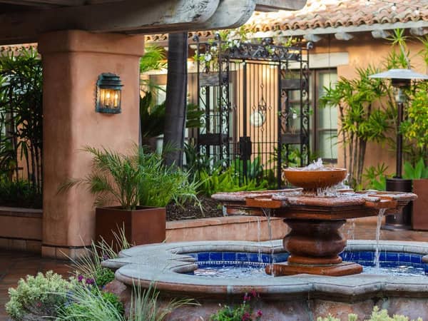 Rancho Valencia Resort & Spa, United States — Rancho Valencia Resort & Spa - The Fountain Courtyard