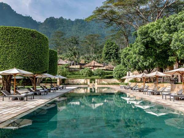 Amanjiwo, Indonesia — Amanjiwo - Swimming Pool at Amanjiwo