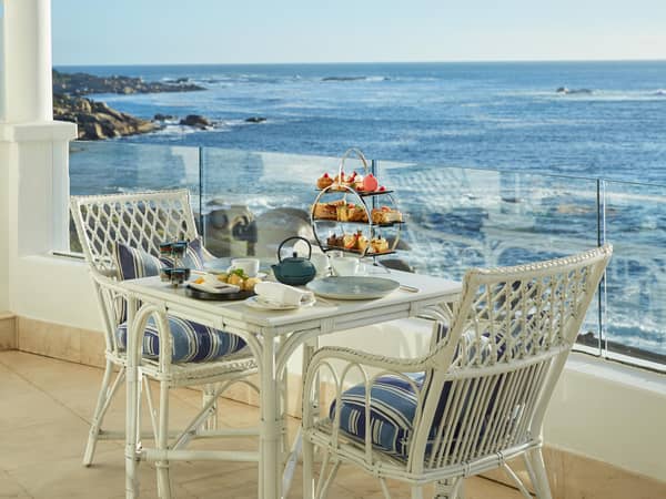 12 Apostles Hotel and Spa, South Africa — 12 Apostles Hotel and Spa - In room dining - patio