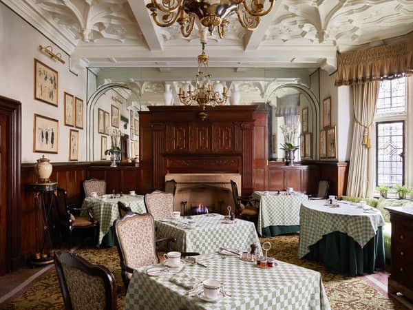 The Milestone Hotel & Residences, England — The Milestone Hotel & Residences - Breakfast set up Chenestons