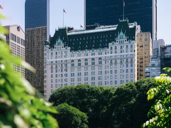 The Plaza, a Fairmont Managed Hotel, United States — The Plaza, a Fairmont Managed Hotel - The Plaza Hotel view from Central Park