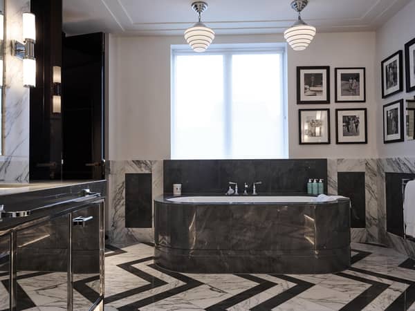 The Beaumont Hotel, England — The Beaumont Hotel - Roosevelt Suite Bathroom