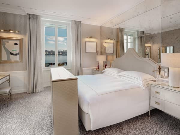 Hôtel d’Angleterre Geneva, Switzerland — Hôtel d’Angleterre Geneva - Beatrice Suite Bedroom