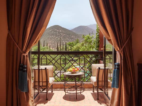 Kasbah Tamadot - Sir Richard Branson's Moroccan Retreat, Morocco — Kasbah Tamadot - Sir Richard Branson's Moroccan Retreat - Kasbah Tamadot Deluxe Room Balcony