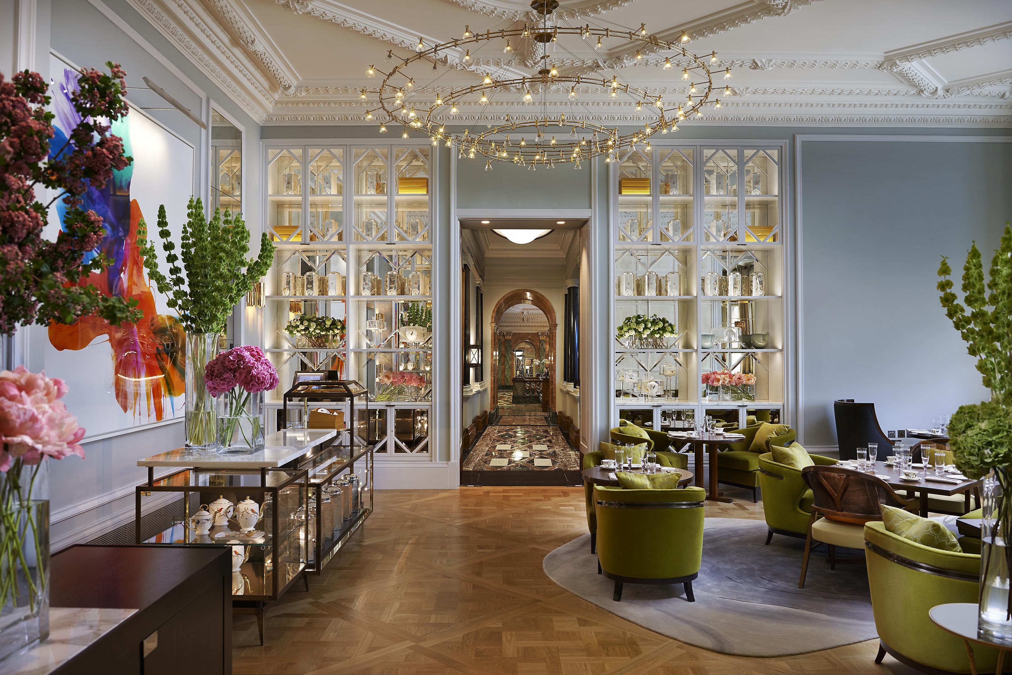 Mandarin Oriental Hyde Park, London, England — Mandarin Oriental Hyde Park, London - The Rosebery: Conde Nast voted #1 Afternoon Tea while Shopping