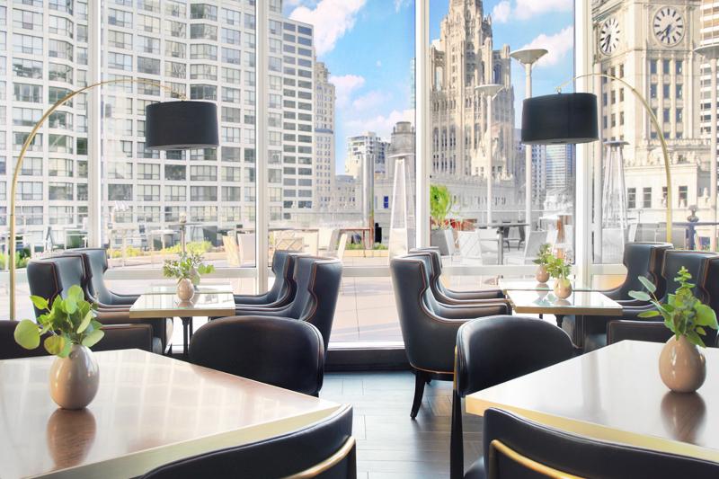 Trump International Hotel & Tower Chicago, United States — Trump International Hotel & Tower Chicago - Terrace 16 - Daytime view