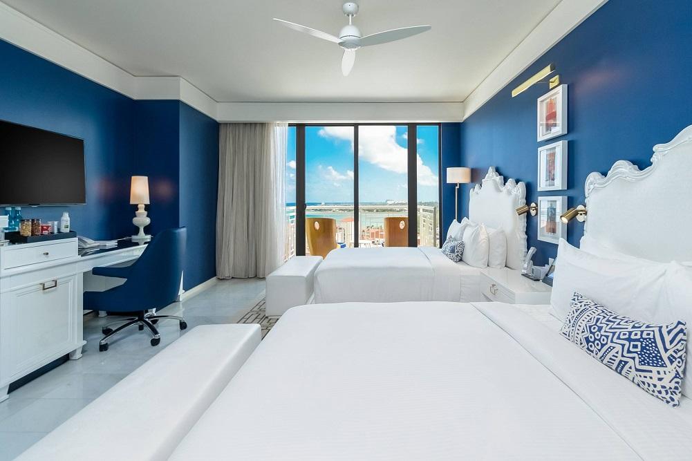 2 Queen Beds Ocean View, Balcony, Deluxe