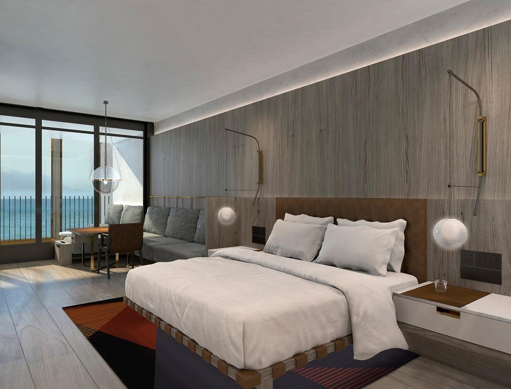 1 King Bed