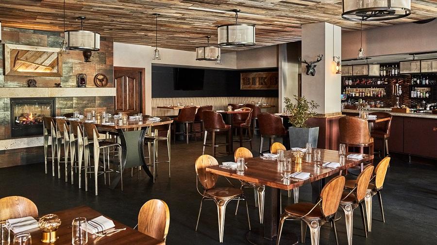 Madeline Hotel & Residences, Auberge Collection, United States — Madeline Hotel & Residences, Auberge Collection - Black Iron Kitchen Bar Interior