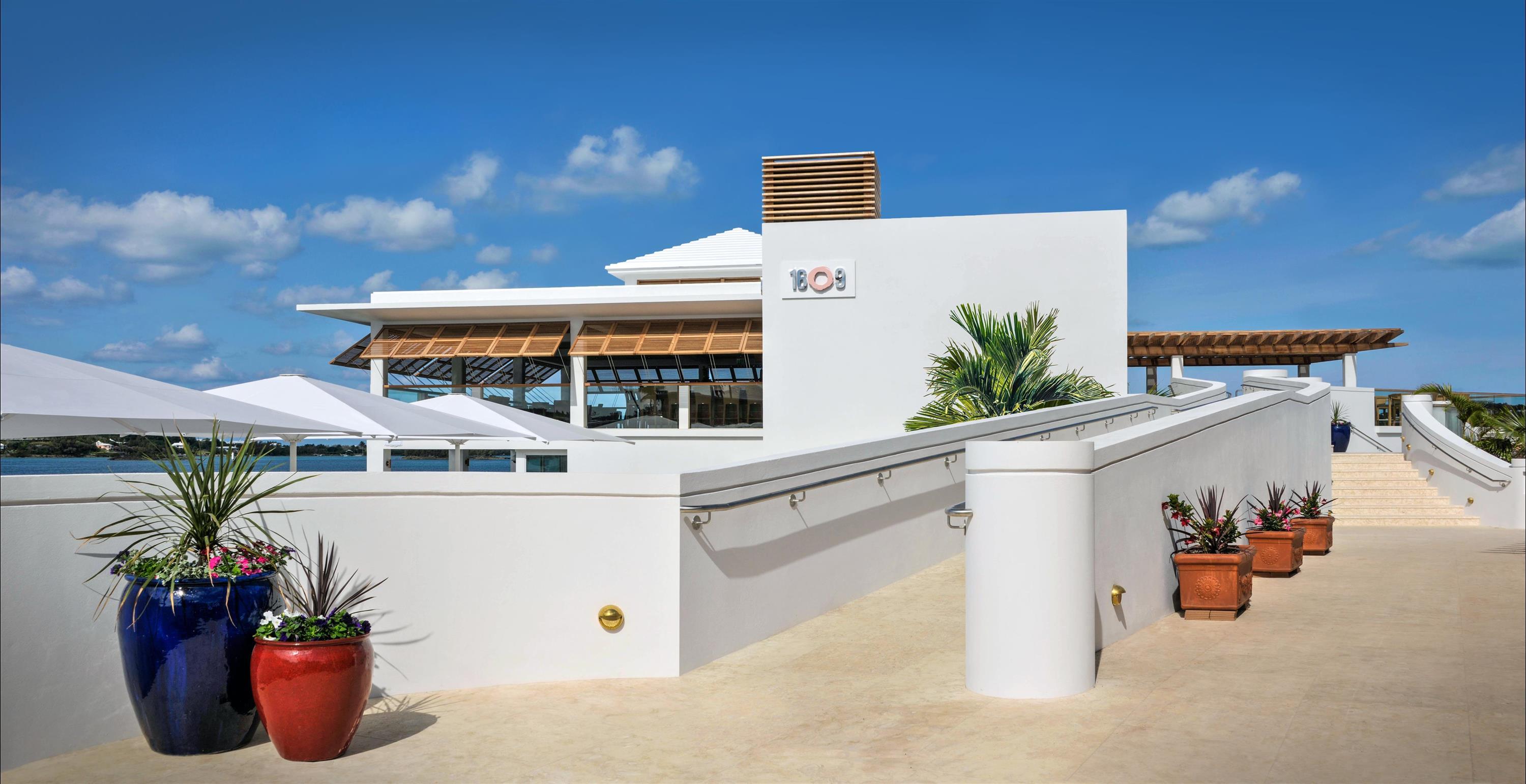 Hamilton Princess & Beach Club, A Fairmont Managed Hotel, Bermuda — Hamilton Princess & Beach Club, A Fairmont Managed Hotel - Entrance to 1609 Bar and Restaurant