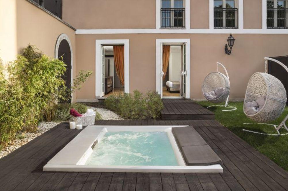 Garden Apartment private Whirlpool