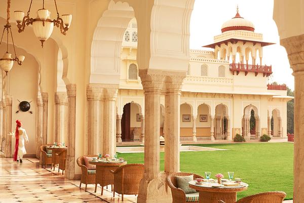 Rambagh Palace, India — Rambagh Palace - The Verandah - Alfresco dining