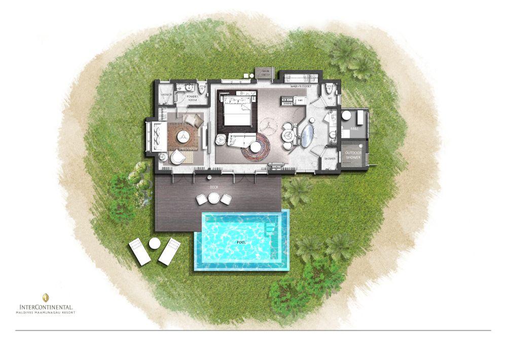 Family Beach Pool Villa