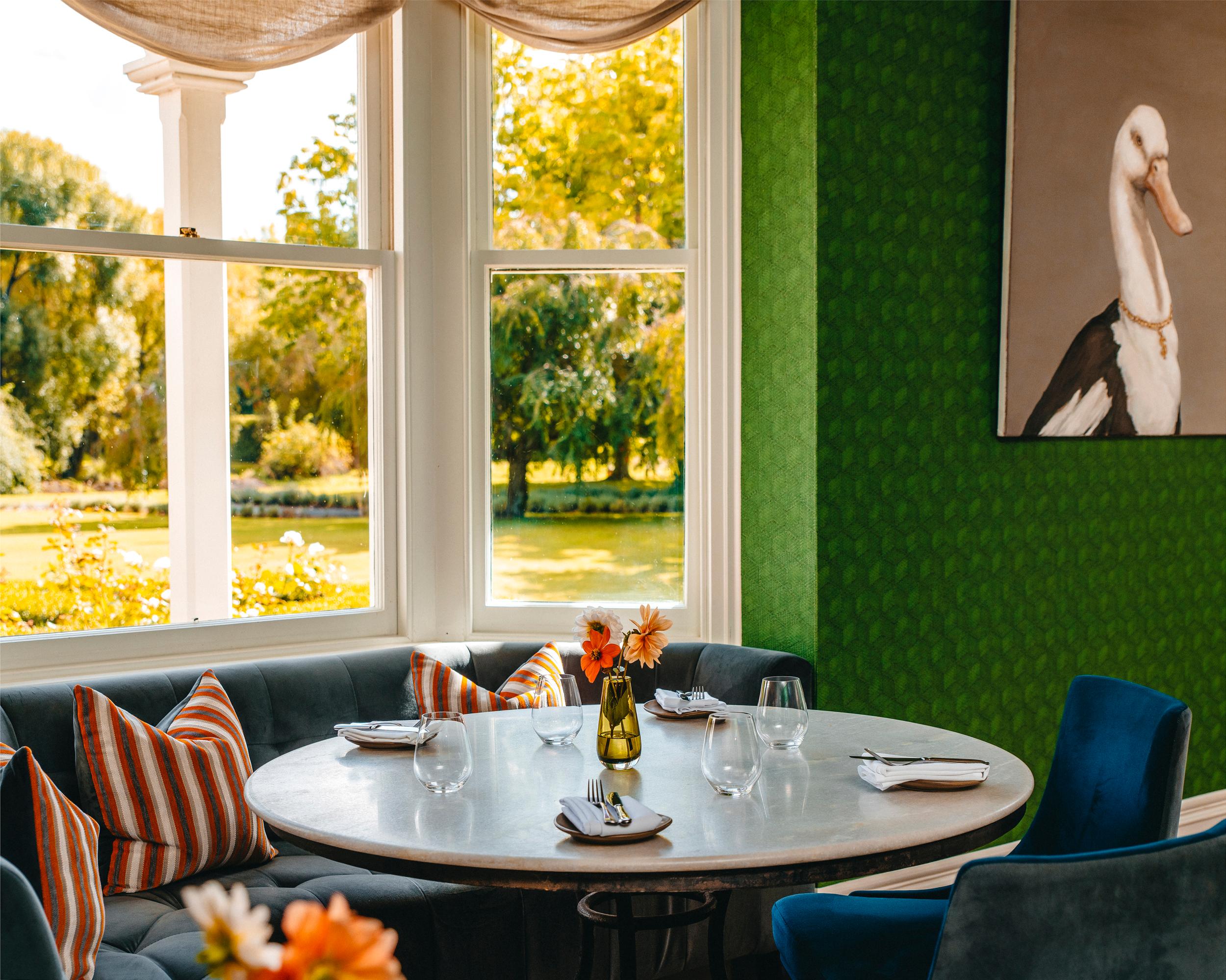 The Marlborough - Boutique Hotel & Vineyard, New Zealand — The Marlborough - Boutique Hotel & Vineyard - Dining with a view