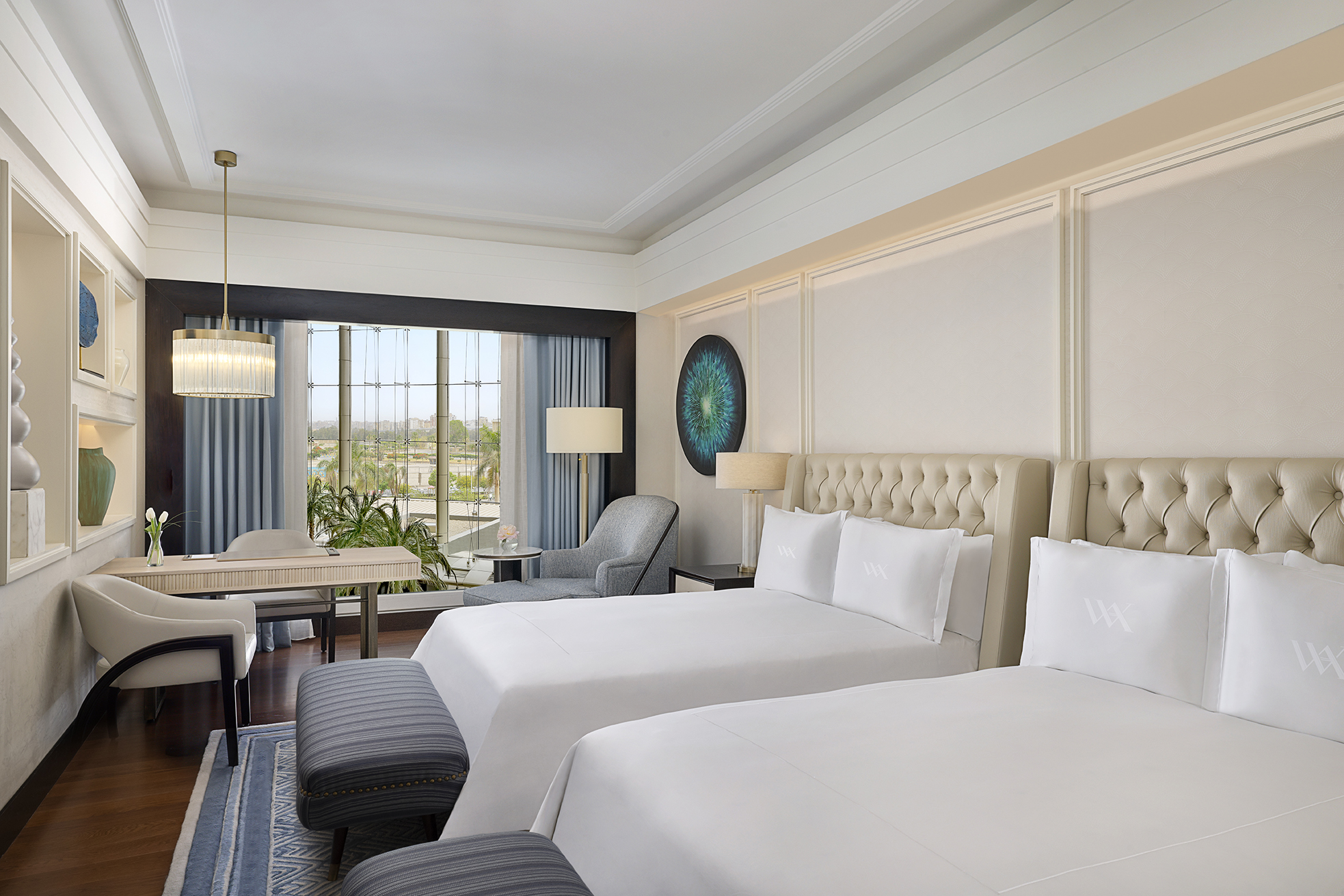 Two Double Bed Premier Room Botanical View