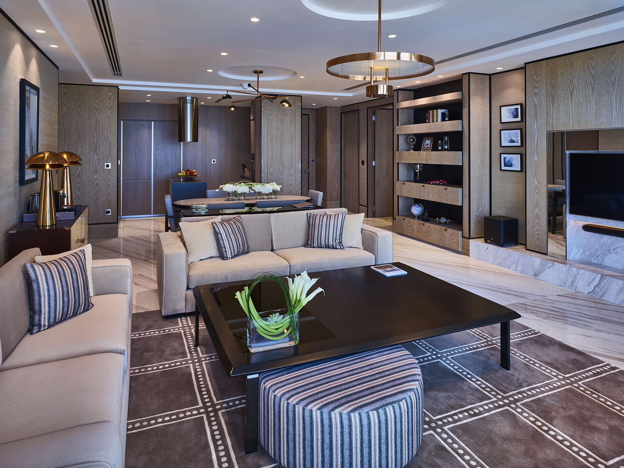 Two Bedroom Residential Corner Suite with Balcony