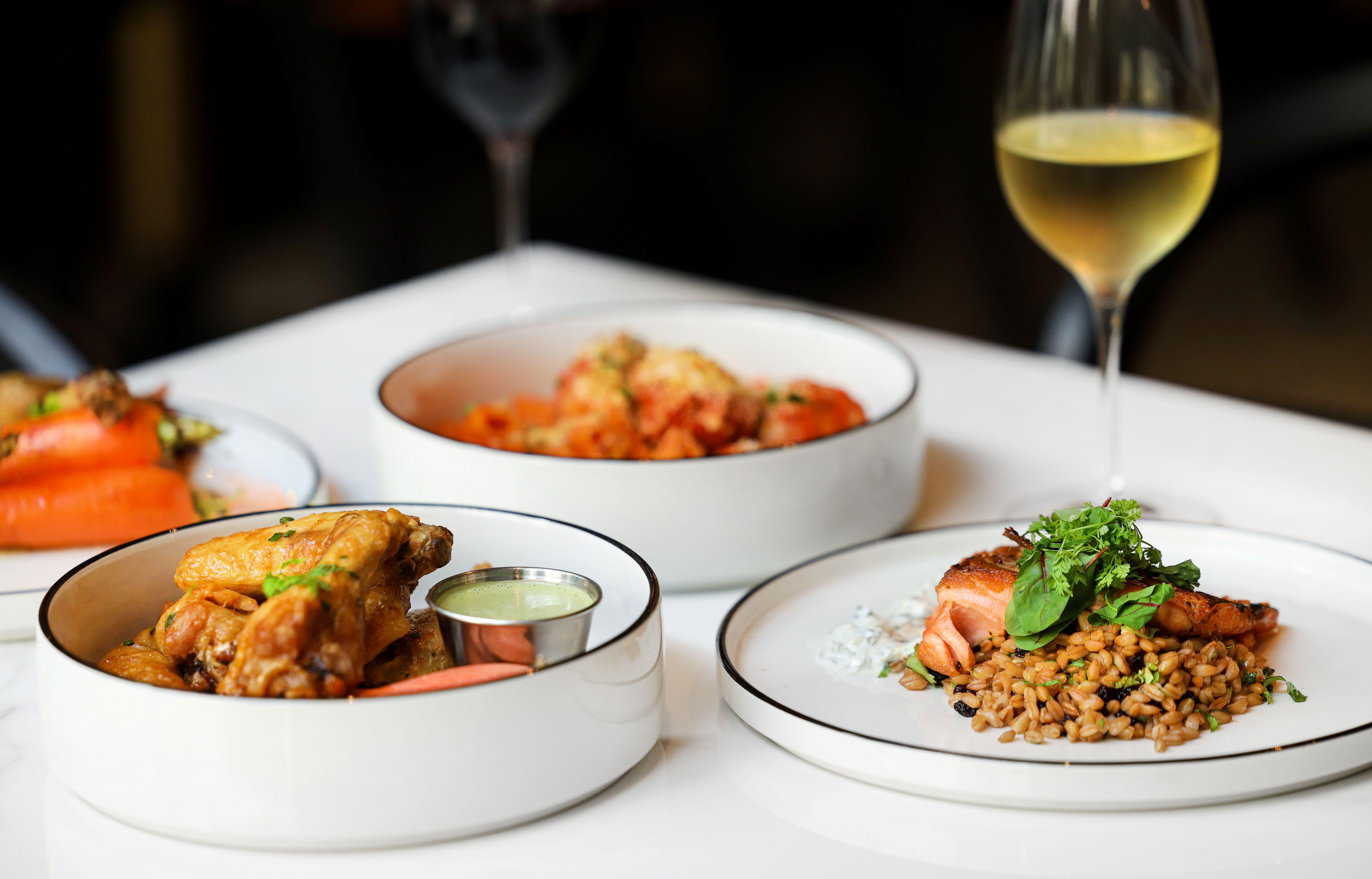 Alma San Diego, United States — Alma San Diego - Pacific Salmon, Chicken Wings