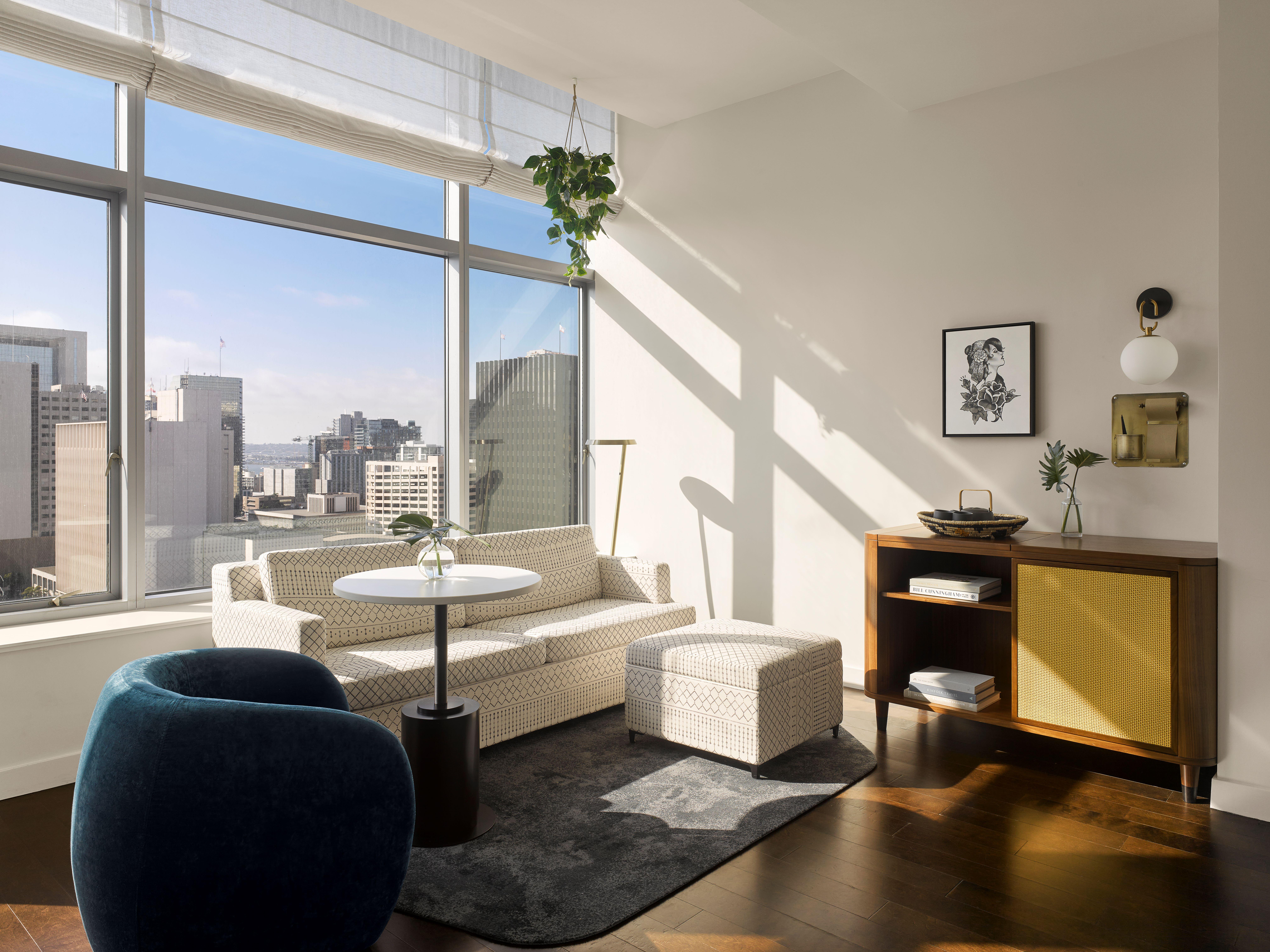 1 King 1 Bedroom Suite Living Room