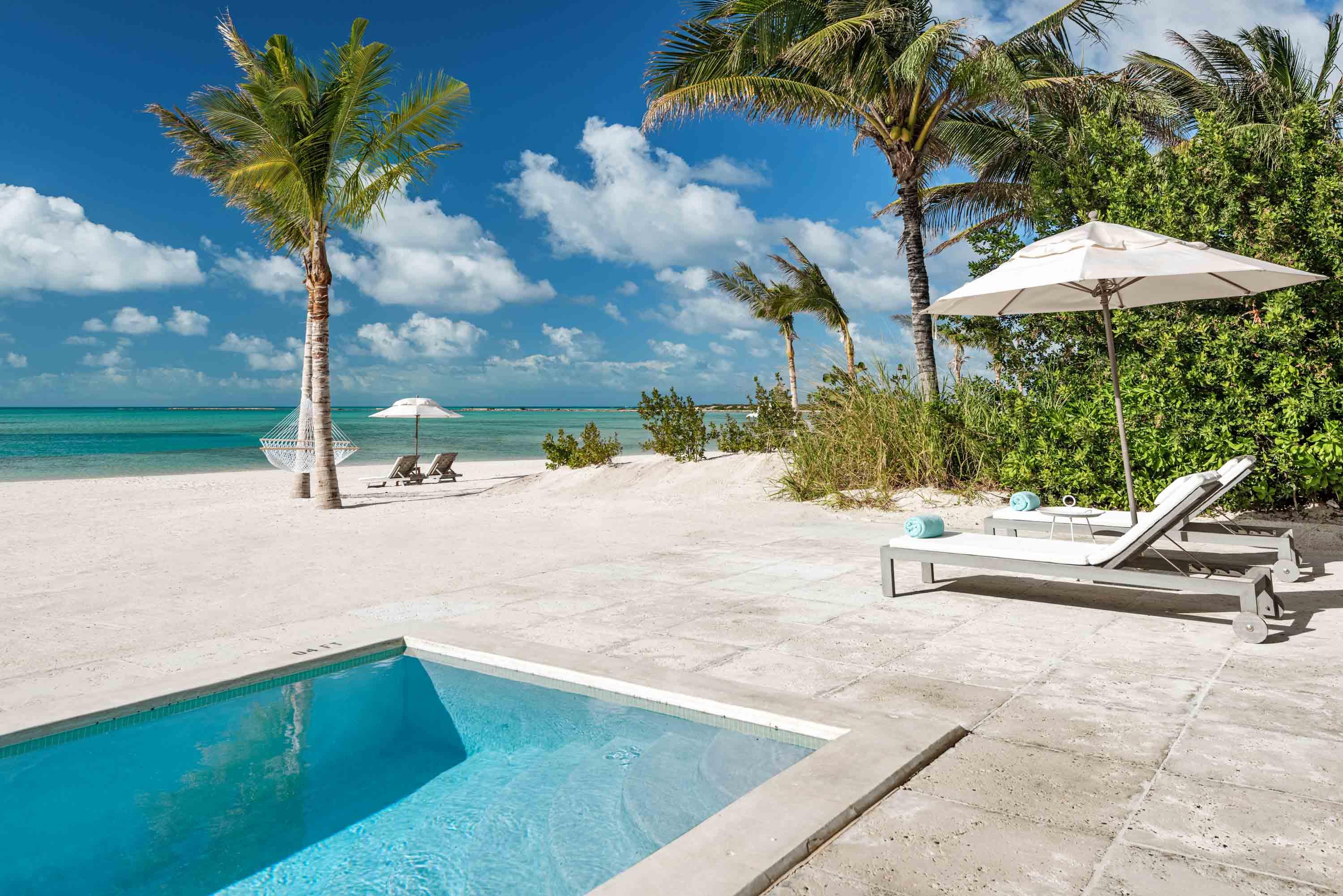 Two-Bedroom Beachfront Bungalow with Private Pool