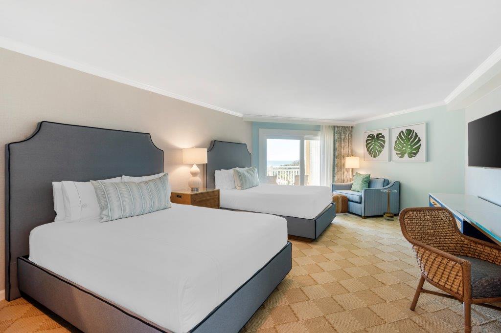 Partial Ocean View Studio Suite - 2 Queen Beds