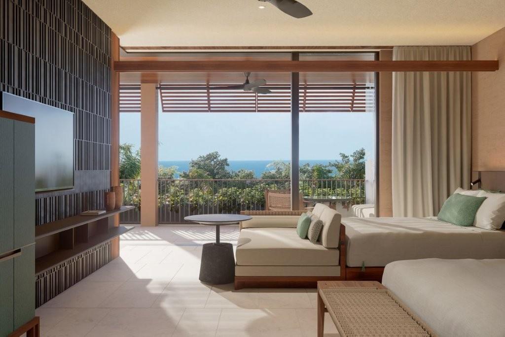 Panoramic Ocean View Pool – Guest Room, Two Queen Beds