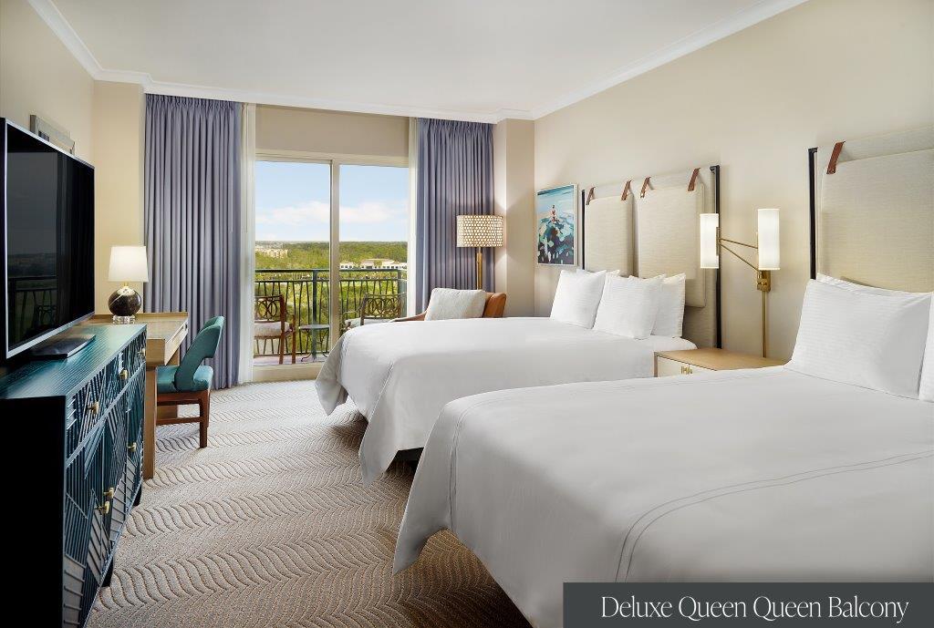 Deluxe Room Balcony with Queen Beds . King Bed