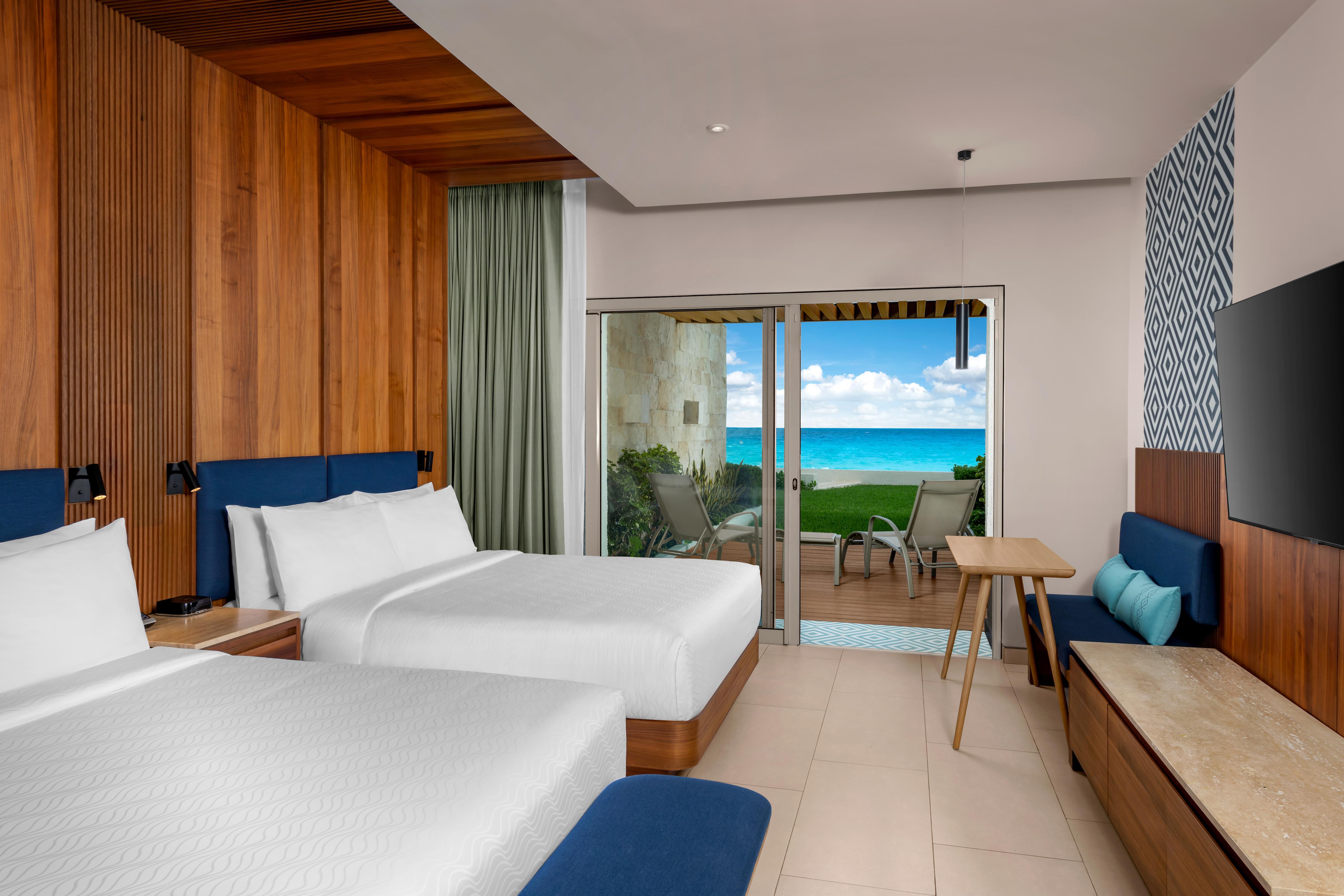 Enclave Beachfront Room - 2 Queen - Ground Floor