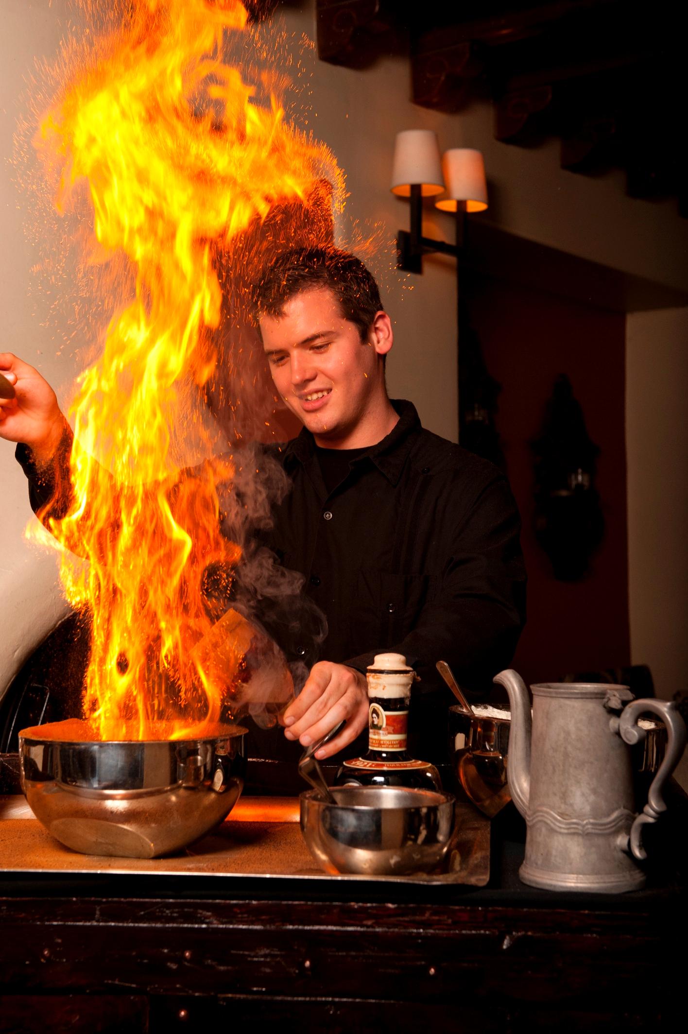 Fairmont Scottsdale Princess, United States — Fairmont Scottsdale Princess - Flaming coffees end the meal perfectly at La Hacienda