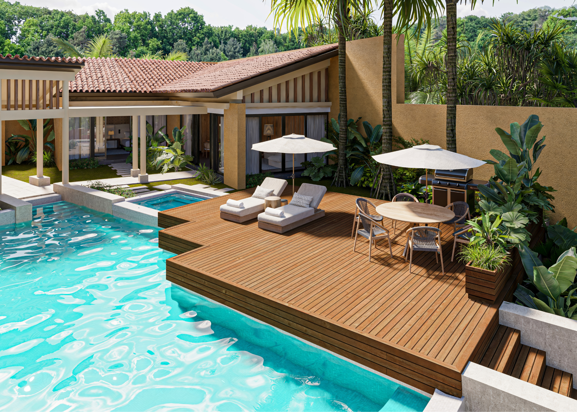 Harmony Three-Bedroom Beachfront Pool Villa