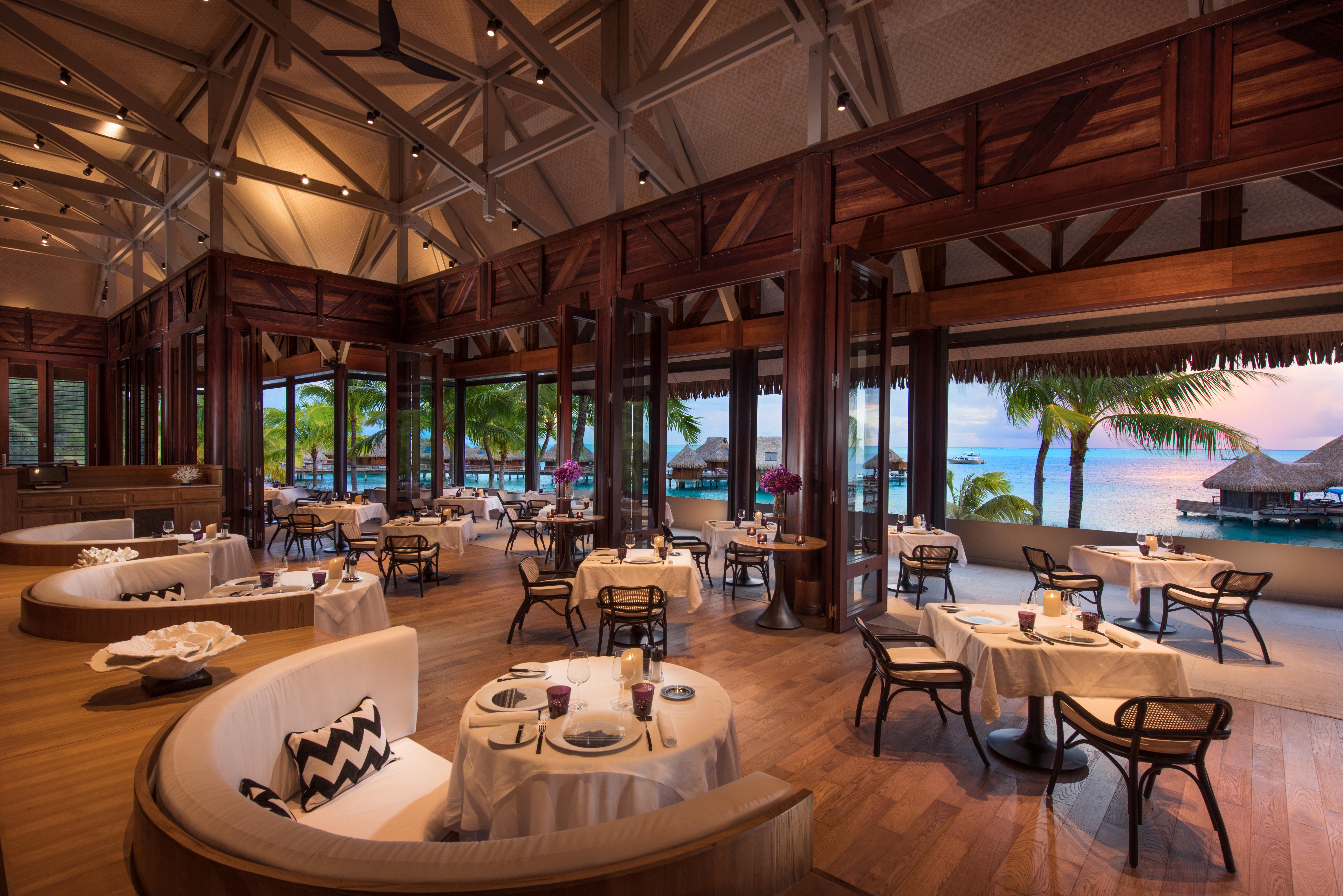 Conrad Bora Bora Nui, French Polynesia — Conrad Bora Bora Nui - Iriatai French Restaurant