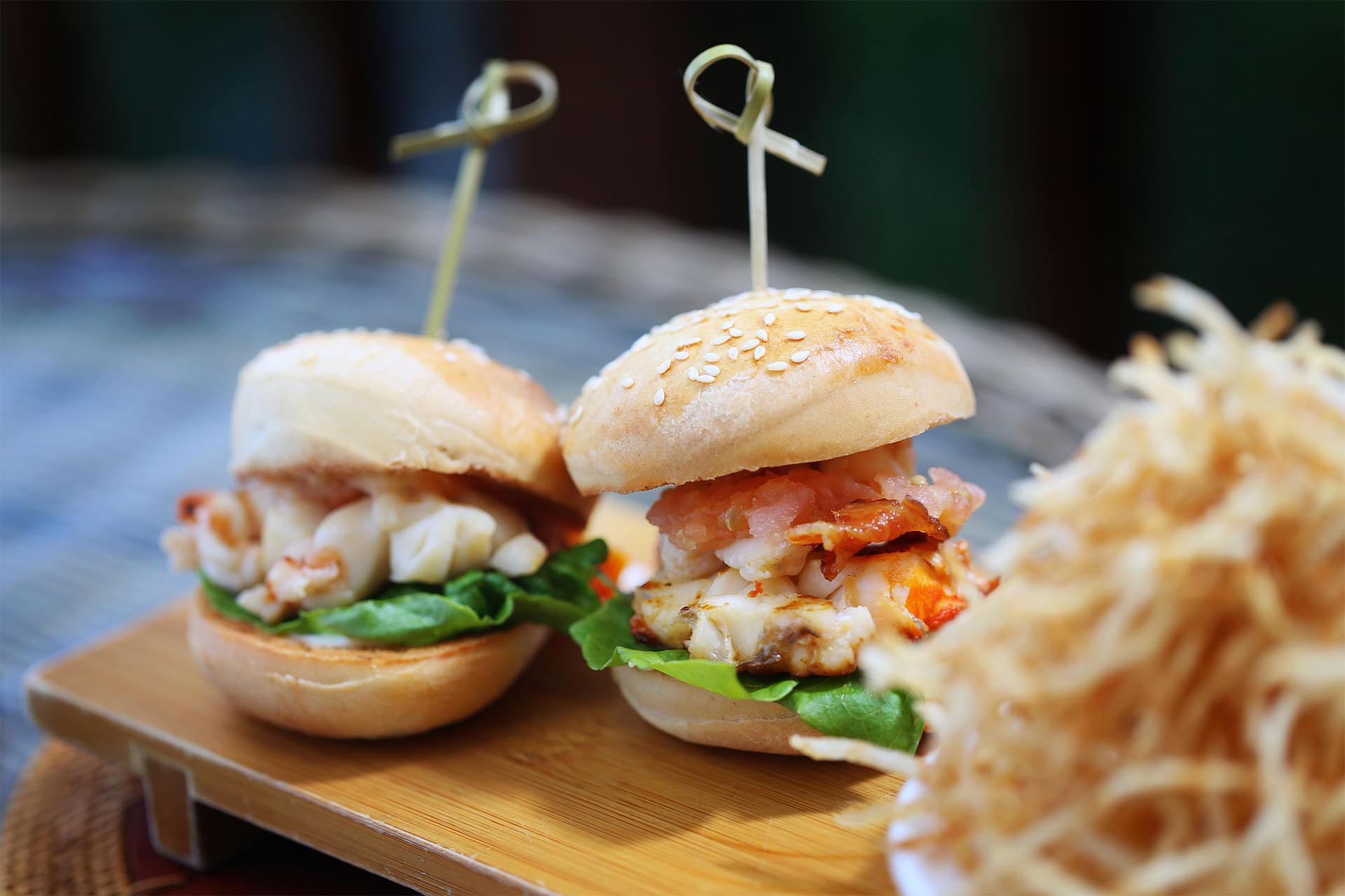 Cap Maison Resort & Spa, St. Lucia — Cap Maison Resort & Spa - Tnf Spiny Lobster Burger