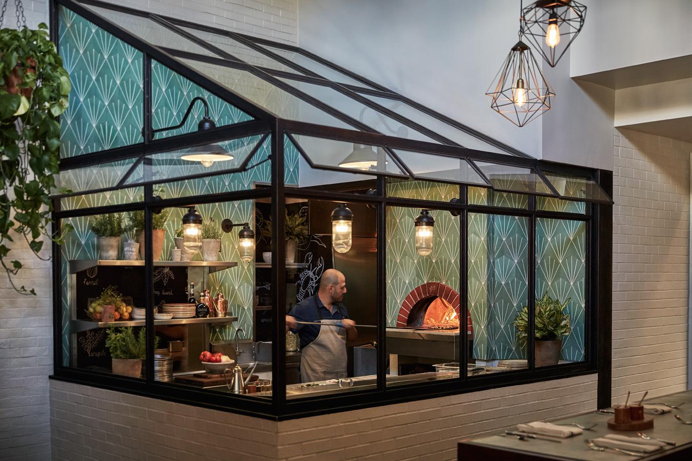 Fairmont Miramar Hotel & Bungalows, United States — Fairmont Miramar Hotel & Bungalows - Wood burning oven