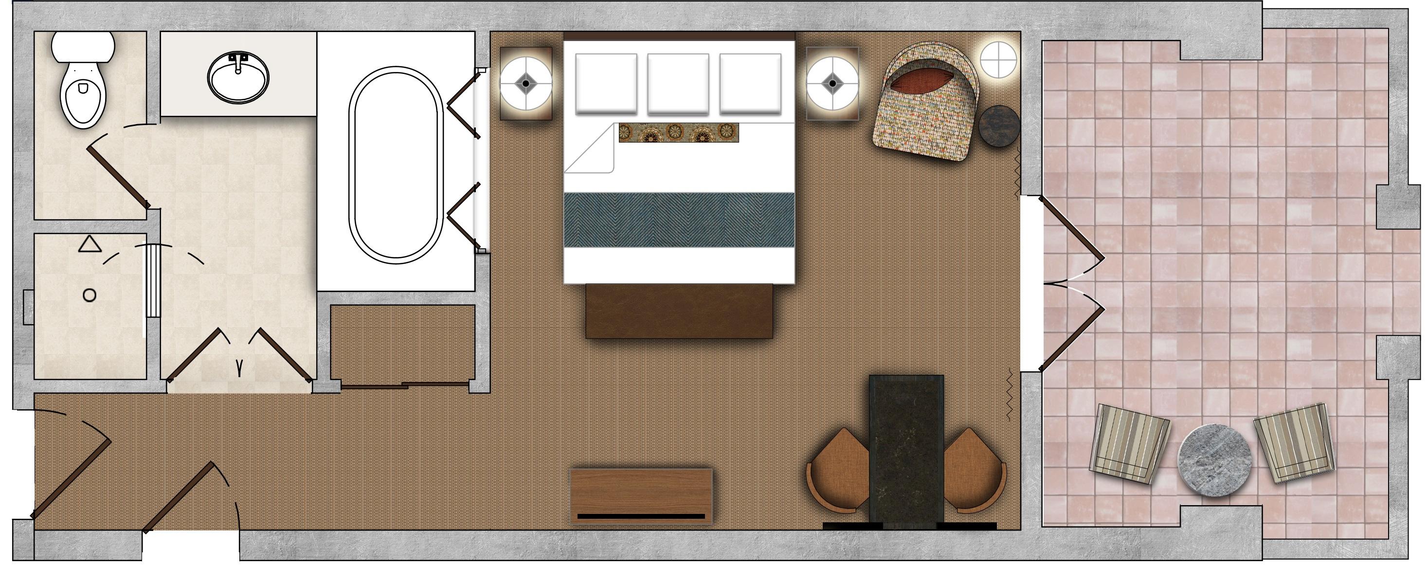 King Room with Terrace