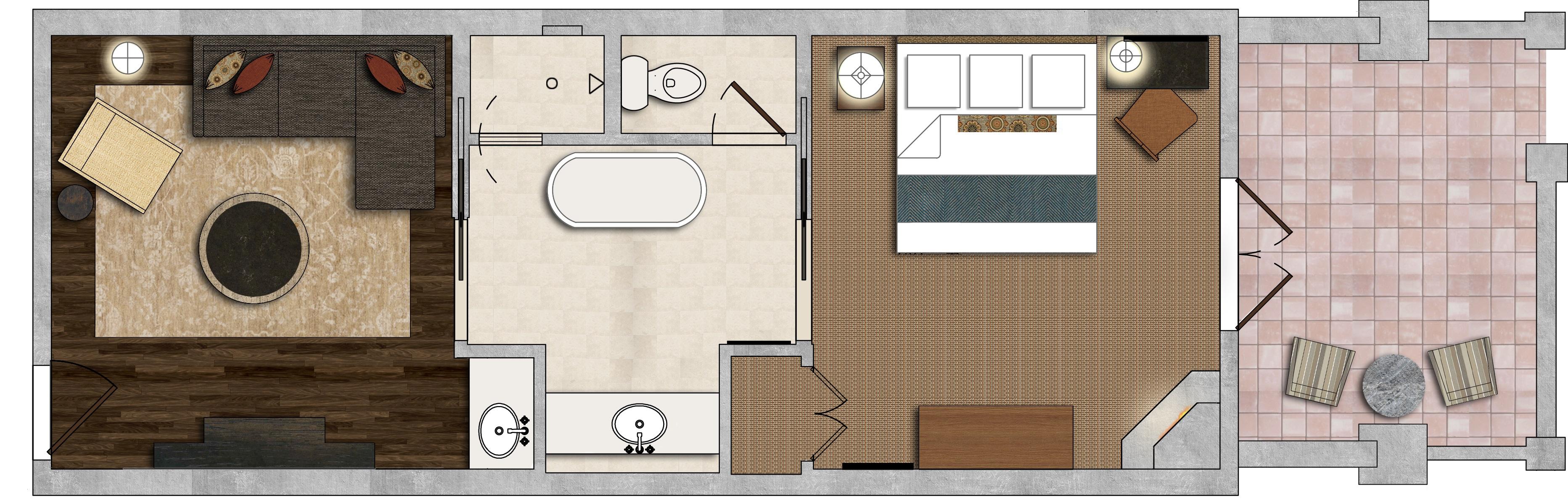 Spa Suite with Terrace