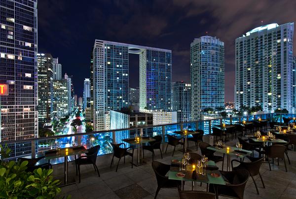 Kimpton EPIC Miami, United States — Kimpton EPIC Miami - The panoramic vistas from our 16th-floor perch offering waterfront dining Miami style may steal your heart, but hopefully not your appetite. Area 31's blends worldly influences with local inspiratio