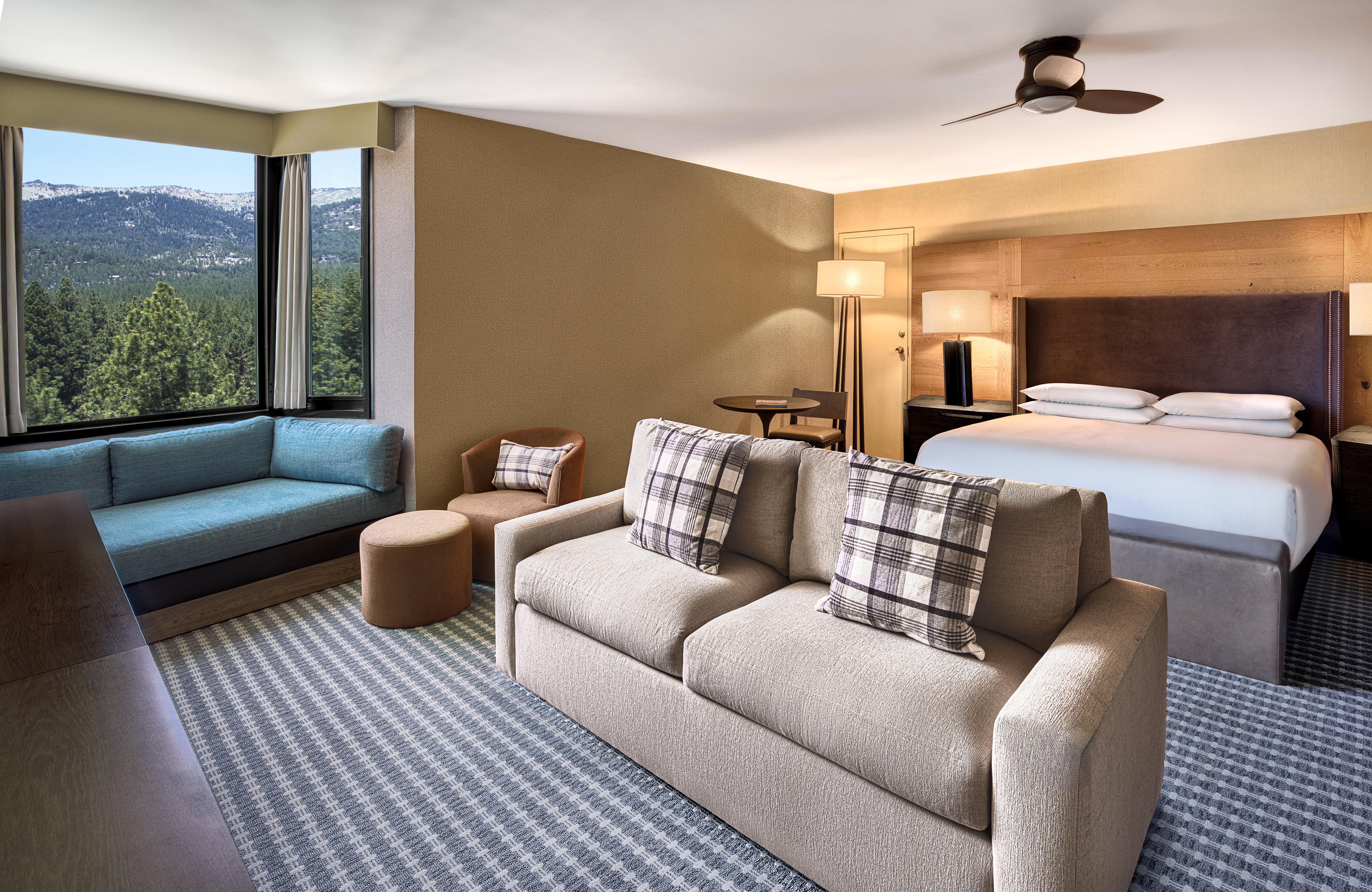 1 King Bed with Sofa Bed