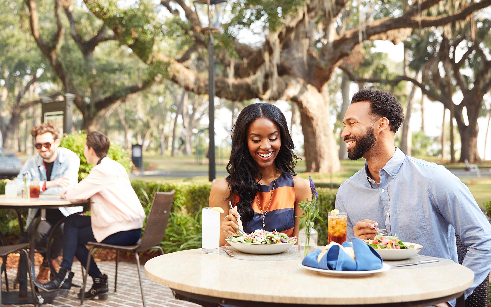 Montage Palmetto Bluff, United States — Montage Palmetto Bluff - Back Patio Dining at Buffalo's