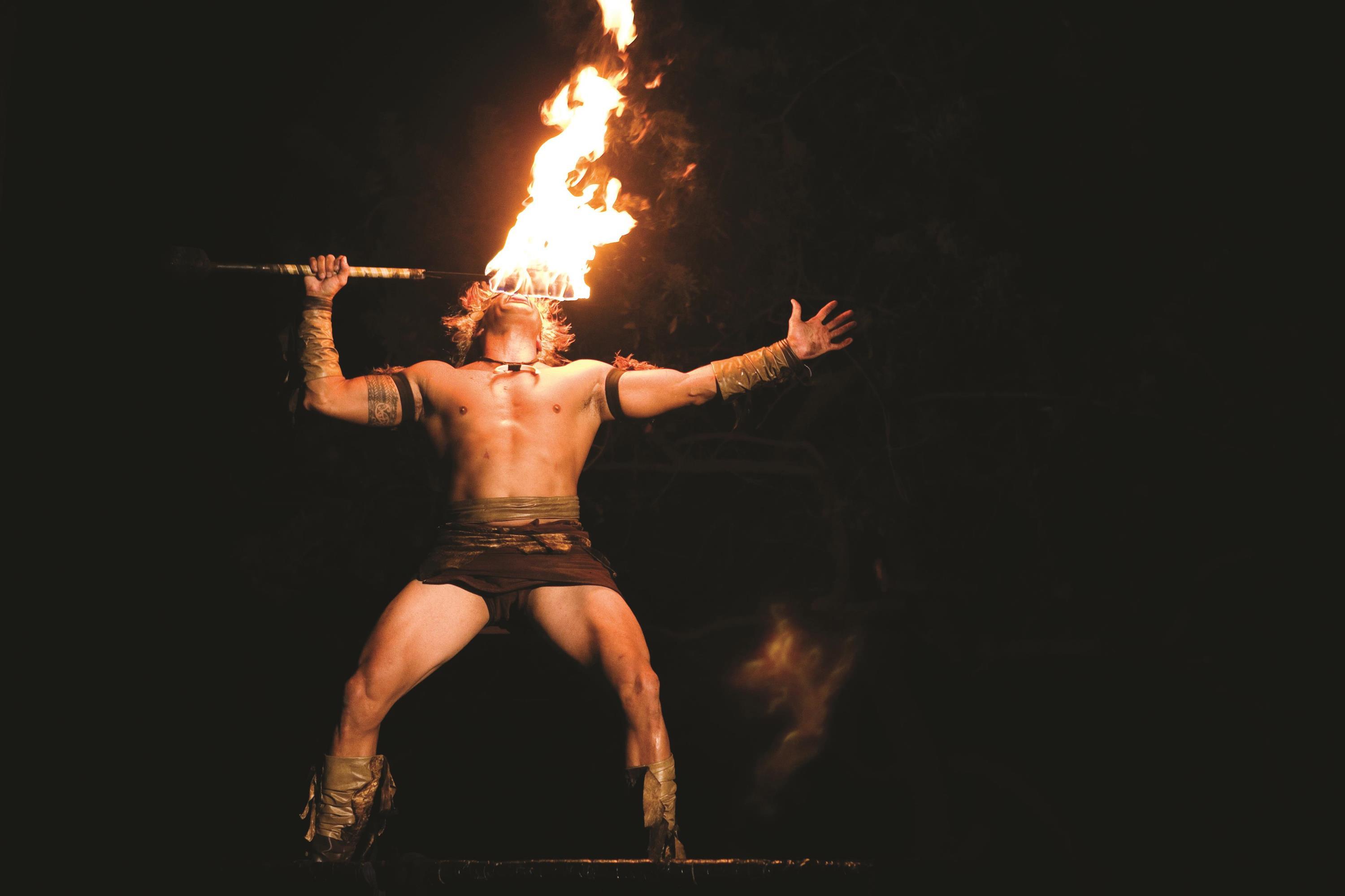 Fairmont Orchid, Hawaii, United States — Fairmont Orchid, Hawaii - Fire Dancing at Hawaiiloa Luau